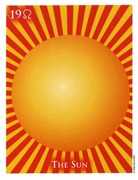 The Sun Tarot card in One World Tarot deck