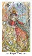 King of Wands Tarot card in Paulina deck