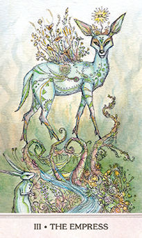 The Empress Tarot card in Phantasma Tarot deck