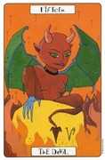 The Devil Tarot card in Phantasmagoric deck