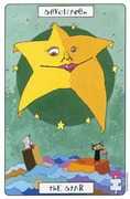 The Star Tarot card in Phantasmagoric deck