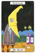The Moon Tarot card in Phantasmagoric deck