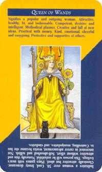 Queen of Wands Tarot card in Quick and Easy Tarot deck