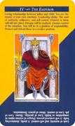 The Emperor Tarot card in Quick and Easy Tarot deck