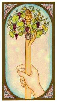 Ace of Wands Tarot card in Renaissance Tarot deck