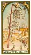 Death Tarot card in Renaissance deck