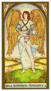 Temperance Tarot card in Renaissance deck