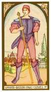 Page of Wands Tarot card in Renaissance Tarot deck
