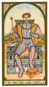 King of Wands Tarot card in Renaissance deck