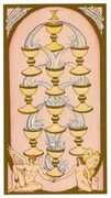 Ten of Cups Tarot card in Renaissance Tarot deck
