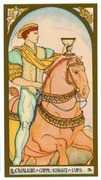 Knight of Cups Tarot card in Renaissance deck
