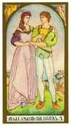 The Lovers Tarot card in Renaissance Tarot deck