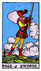 rider - Page of Swords