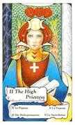The High Priestess Tarot card in Hanson Roberts Tarot deck