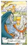 Knight of Cups Tarot card in Hanson Roberts deck