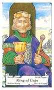 King of Cups Tarot card in Hanson Roberts deck