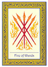 royal-thai - Five of Wands