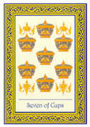 Seven of Cups Tarot card in Royal Thai deck