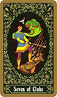 russian - Seven of Clubs