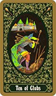 russian - Ten of Clubs