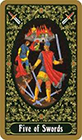 russian - Five of Swords