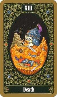 Death Tarot card in Russian Tarot deck