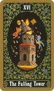 The Tower Tarot card in Russian deck