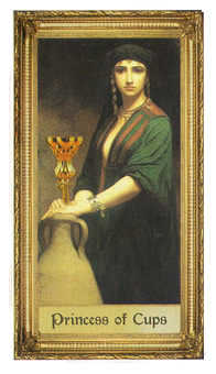 Princess of Cups Tarot card in Sacred Art Tarot deck