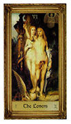 The Lovers Tarot card in Sacred Art deck