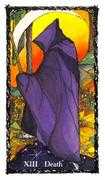 Death Tarot card in Sacred Rose deck