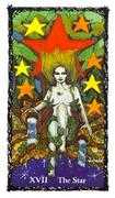 The Star Tarot card in Sacred Rose Tarot deck