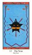 The Star Tarot card in Santa Fe Tarot deck
