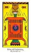 King of Lightening Tarot card in Santa Fe deck
