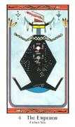 The Emperor Tarot card in Santa Fe Tarot deck