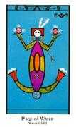 Page of Water Tarot card in Santa Fe deck