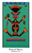 King of Water Tarot card in Santa Fe Tarot deck