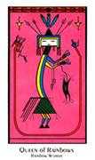 Queen of Rainbows Tarot card in Santa Fe Tarot deck