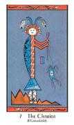 The Chariot Tarot card in Santa Fe Tarot deck