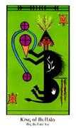 King of Buffalo Tarot card in Santa Fe deck