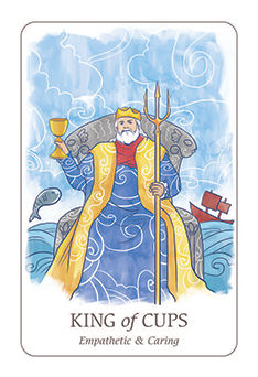 King of Cups Tarot card in Simplicity Tarot deck