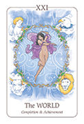 The World Tarot card in Simplicity deck