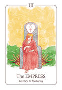 The Empress Tarot card in Simplicity deck