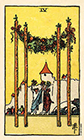 smith-waite - Four of Wands