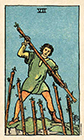 smith-waite - Seven of Wands