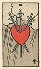 smith-waite - Three of Swords