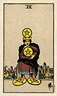 smith-waite - Four of Coins