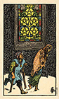 smith-waite - Five of Coins