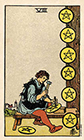 smith-waite - Eight of Coins