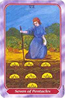 spiral - Seven of Pentacles