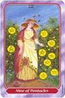 spiral - Nine of Pentacles